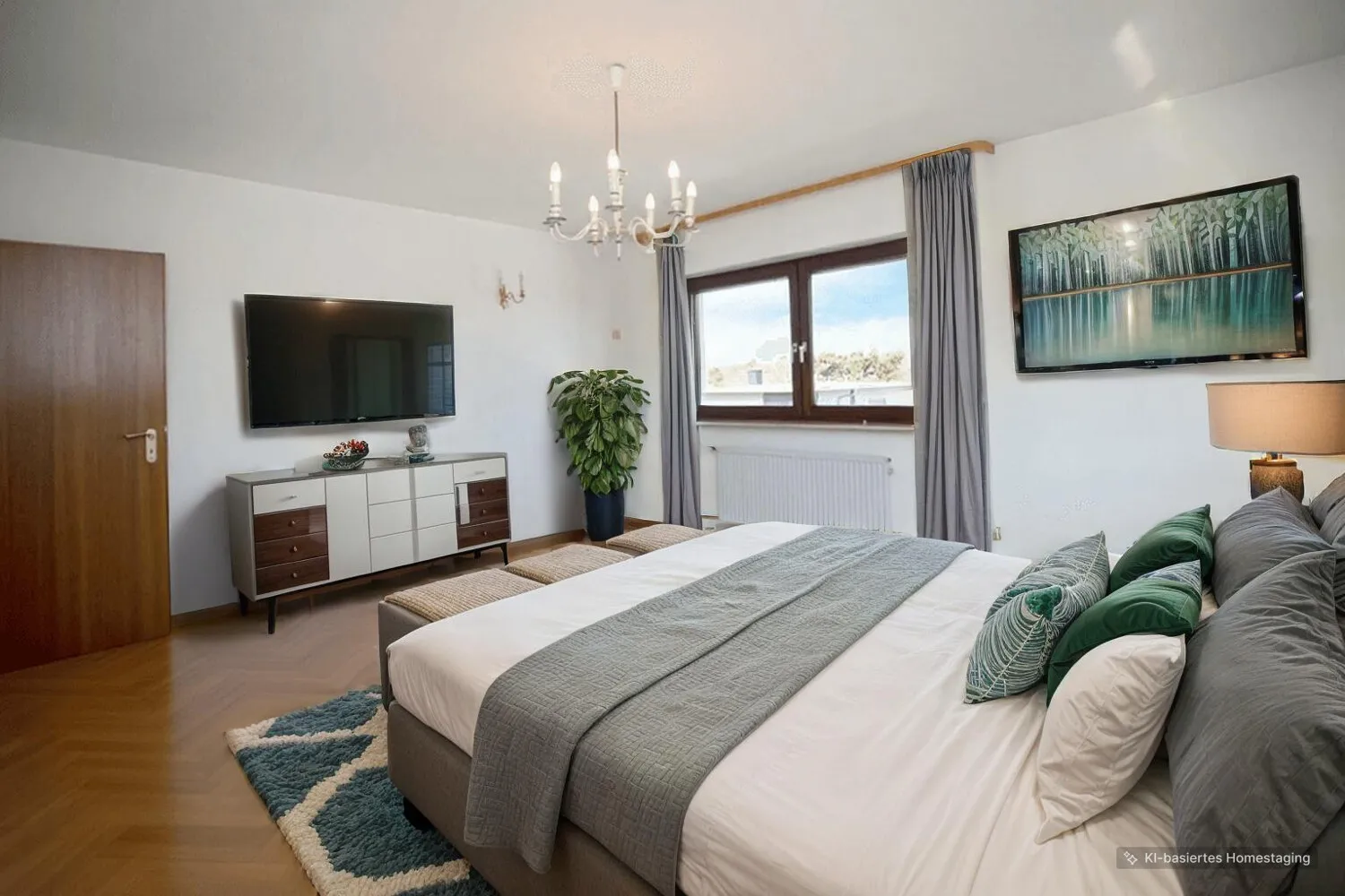Schlafzimmer -Visualisiert