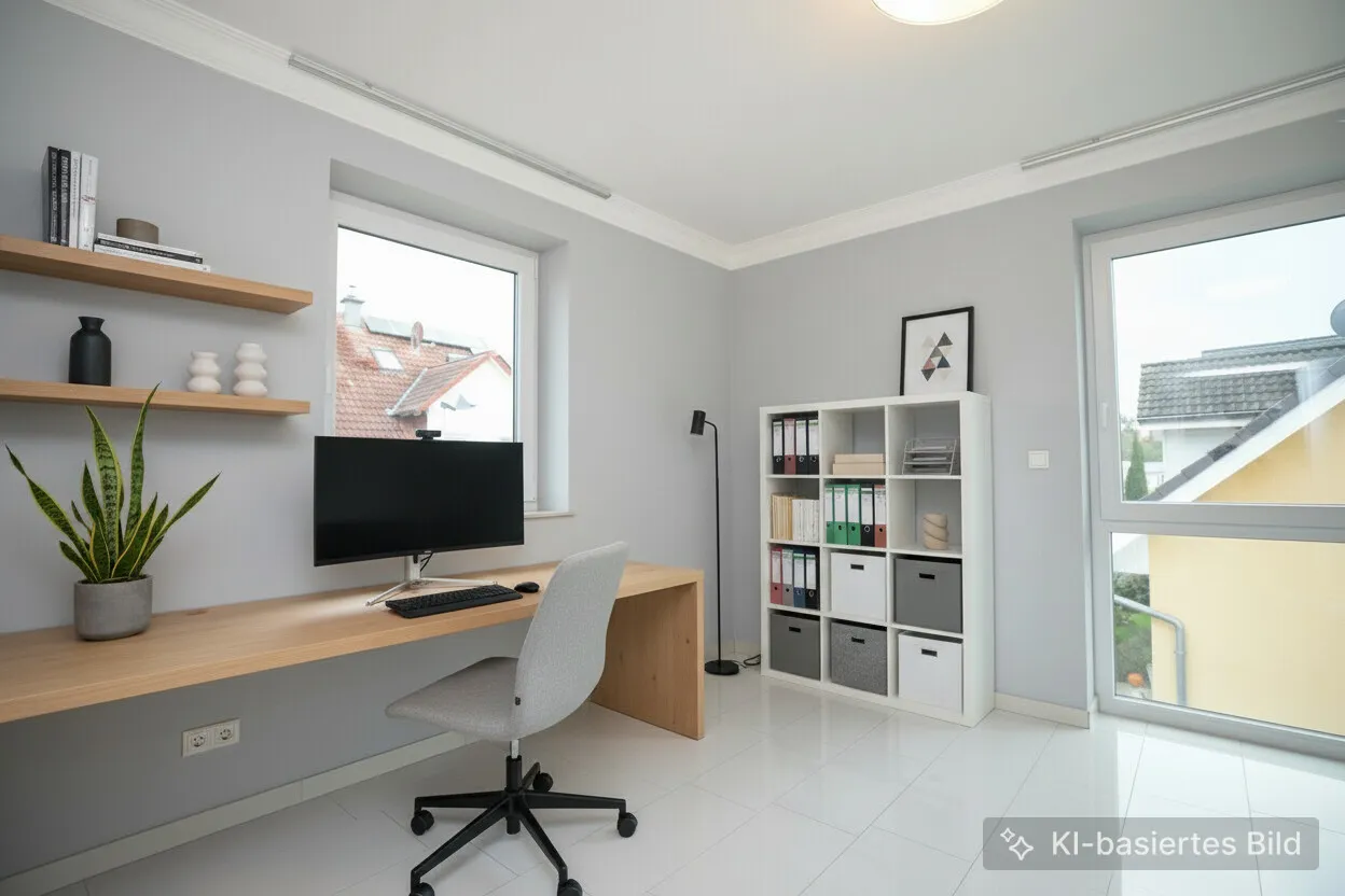 Arbeitszimmer OG visualisiert