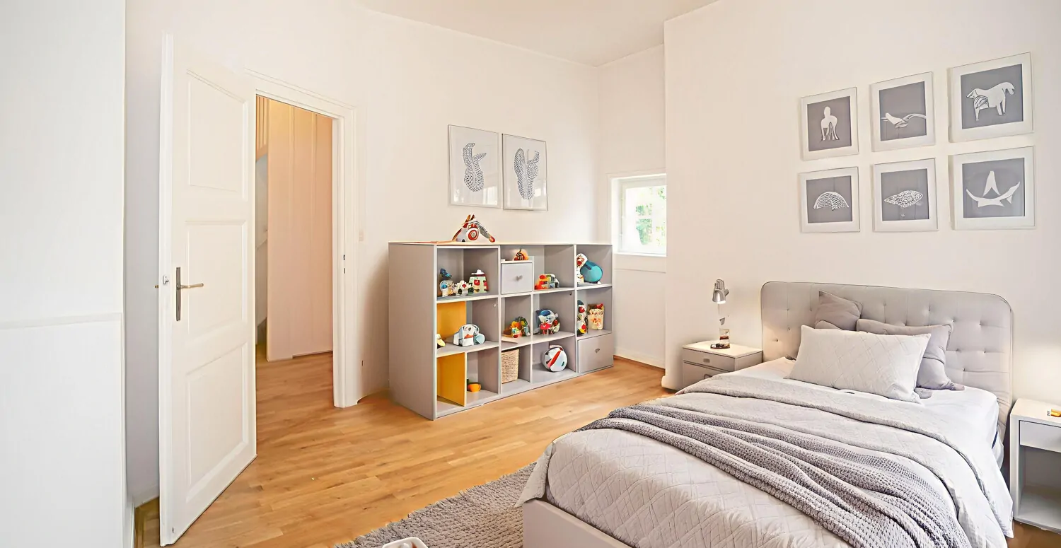 Kinderzimmer Obergeschoss visualisiert