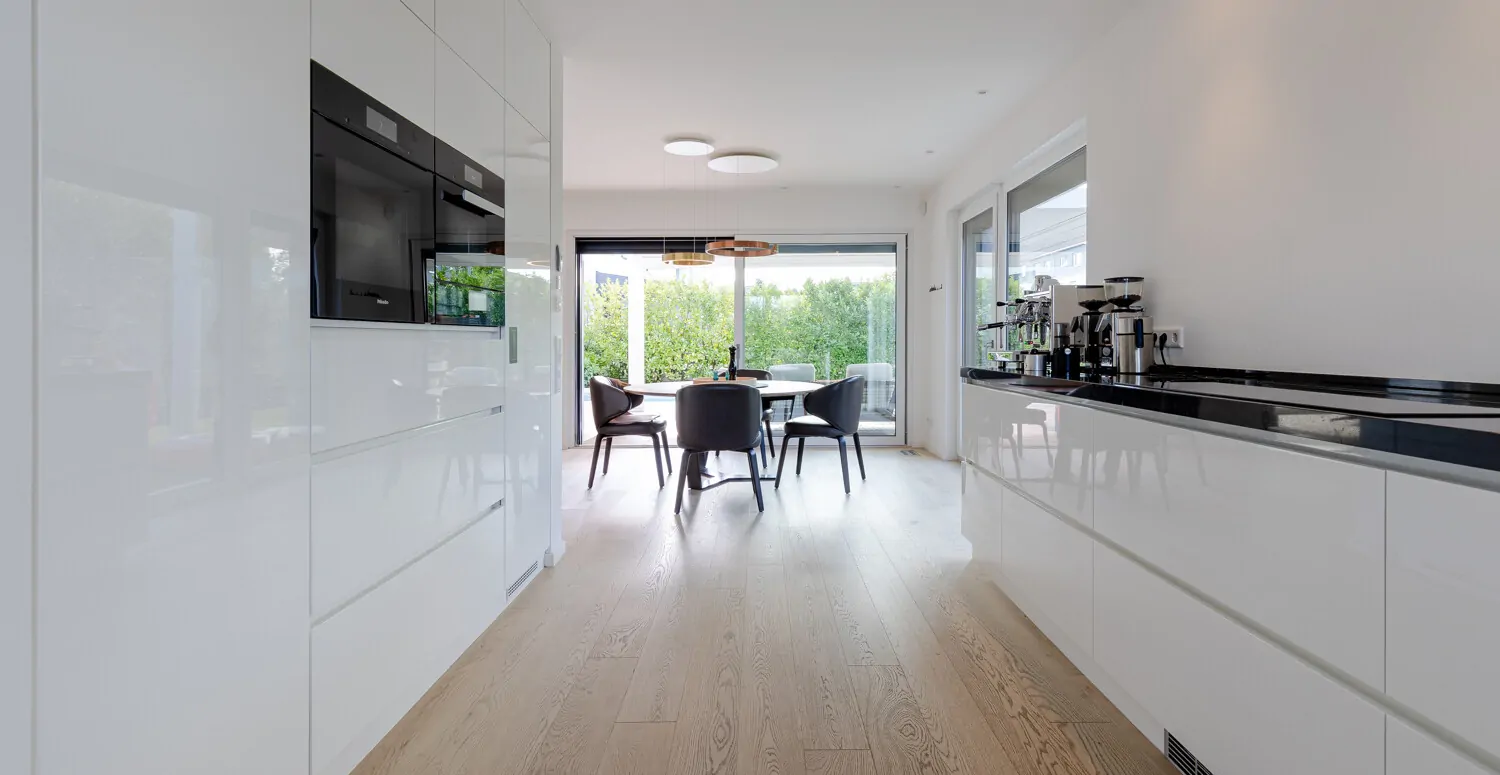 Blick aus der Küche