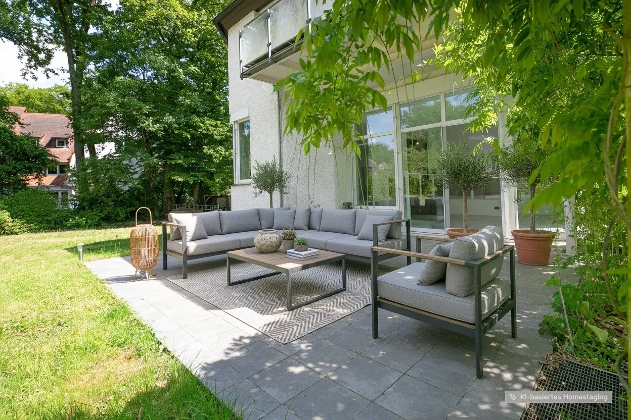Terrasse visualisiert