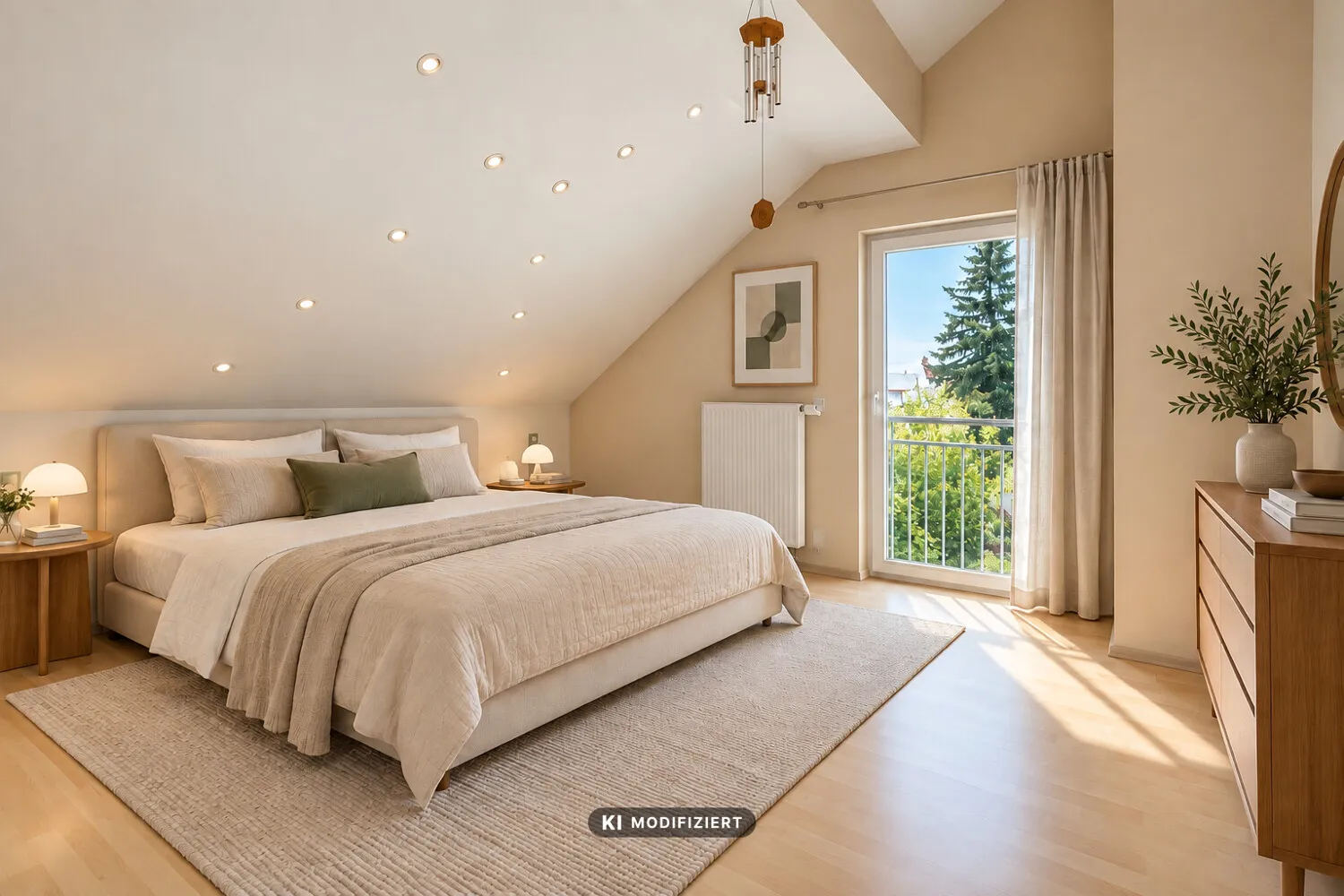 Schlafzimmer visualisiert