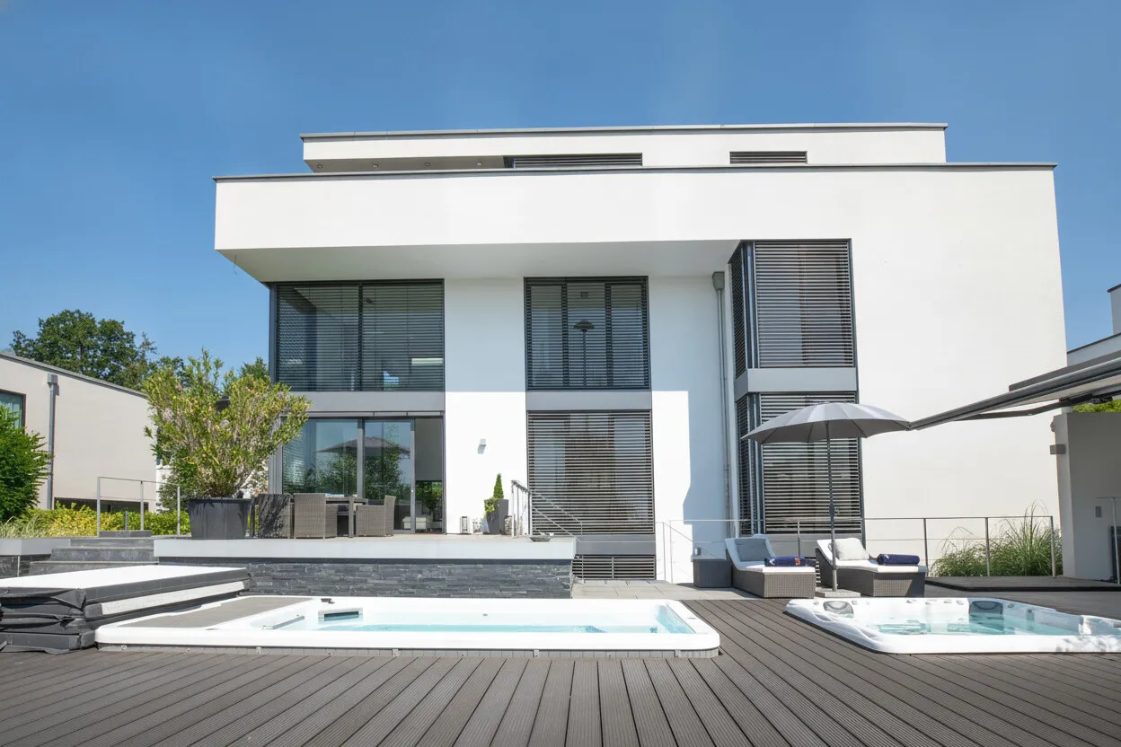 Haus Gartenansicht