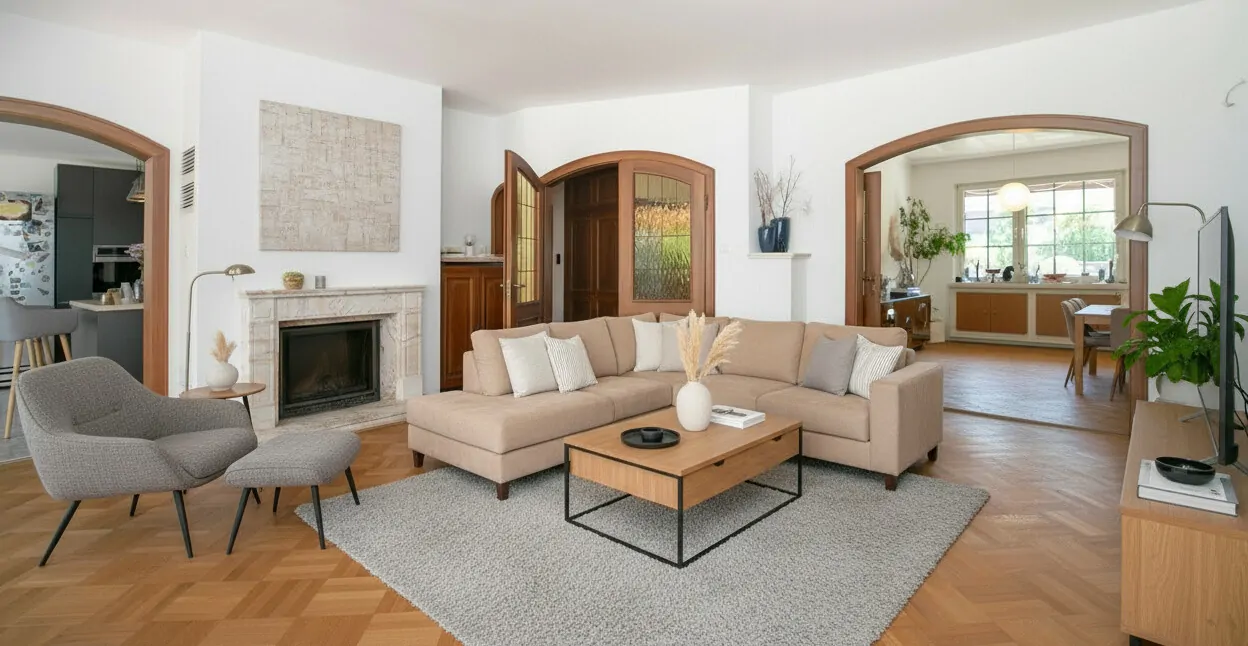 Wohnbereich -visualisiert