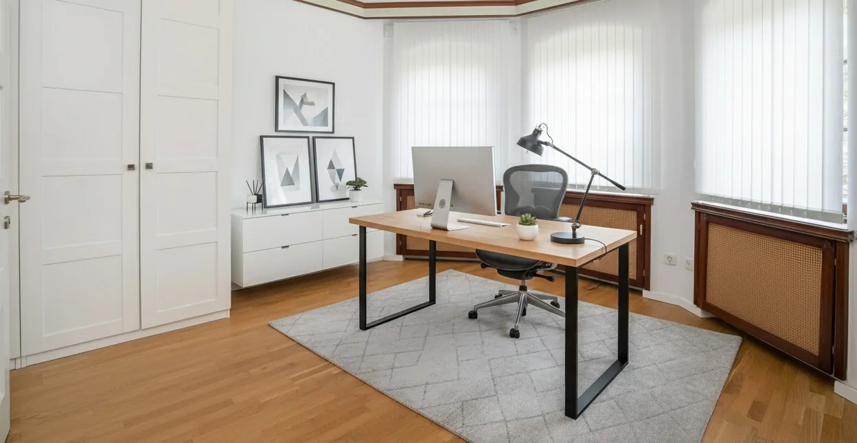 Arbeitszimmer EG - visualisiert