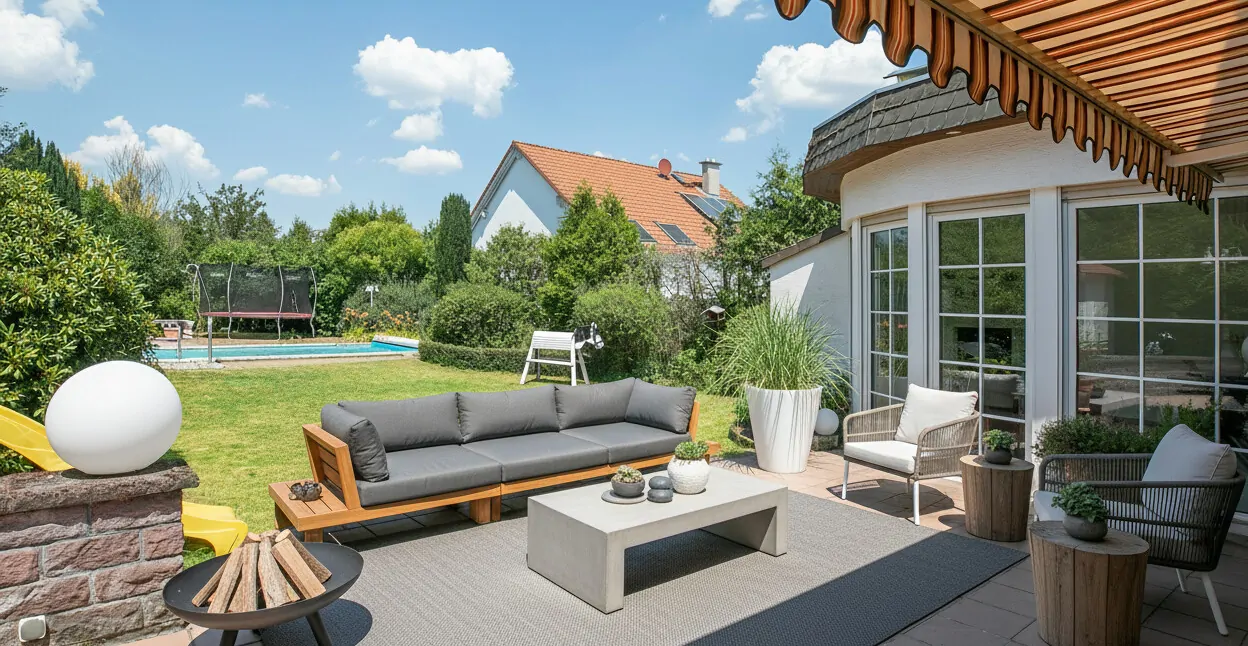 Terrasse -visualisiert