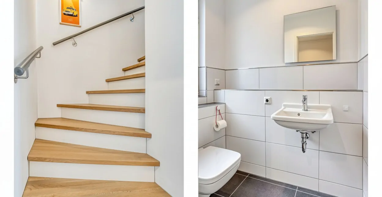 Treppe / Gäste-WC