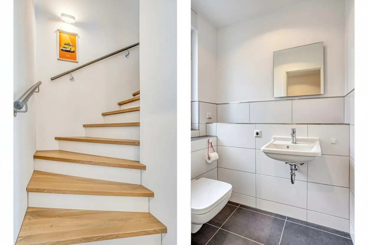 Treppe / Gäste-WC