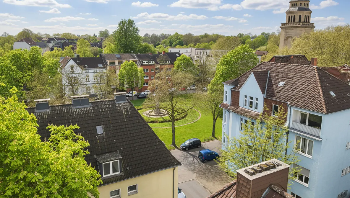 Blick auf den Marktplatz