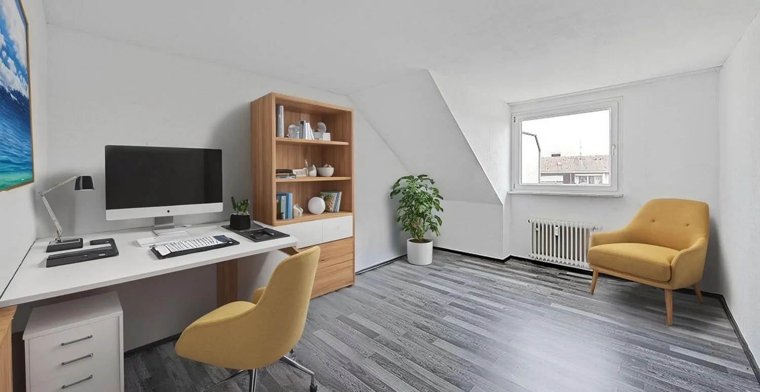 Arbeitszimmer - Möblierungsbeispiel
