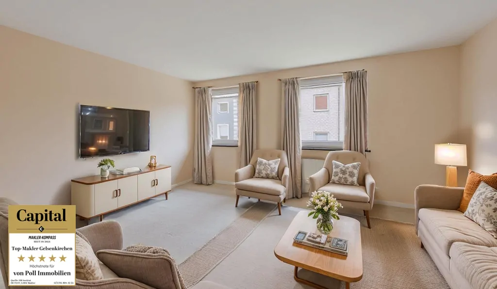 Wohnzimmer Möblierungsbeispiel