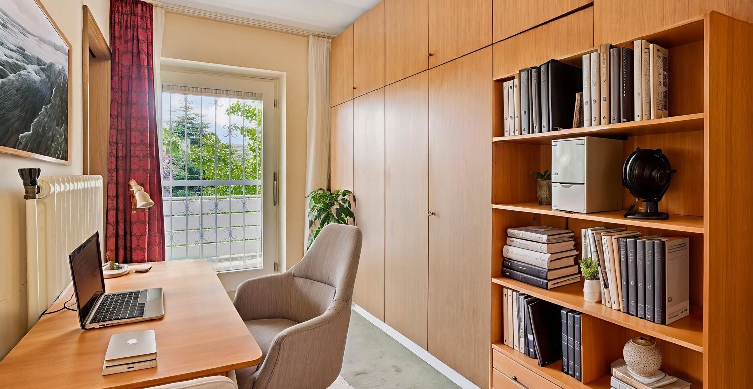 Möblierungsbeispiel Ankleidezimmer/Arbeitszimmer