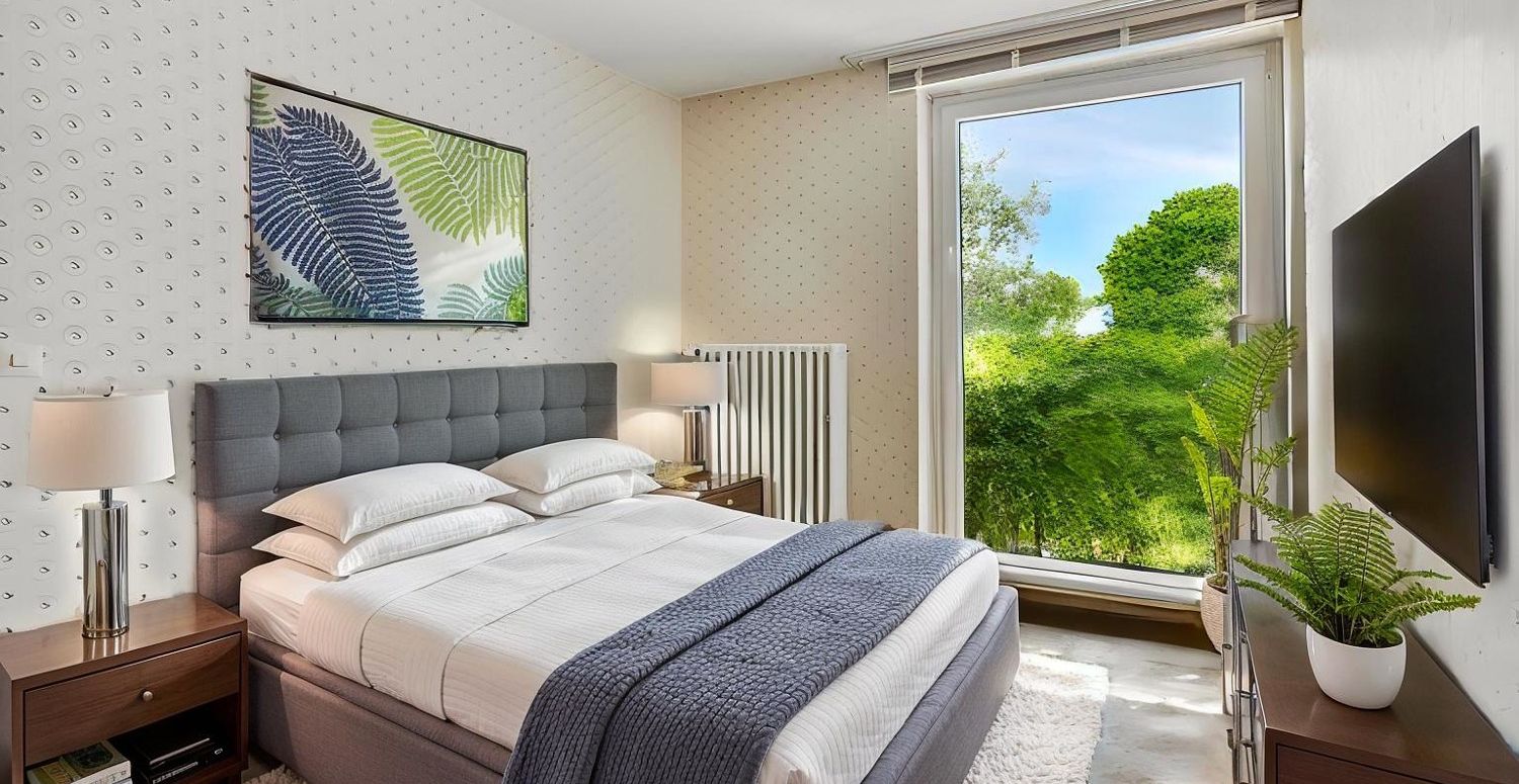 Möblierungsbeispiel Schlafzimmer