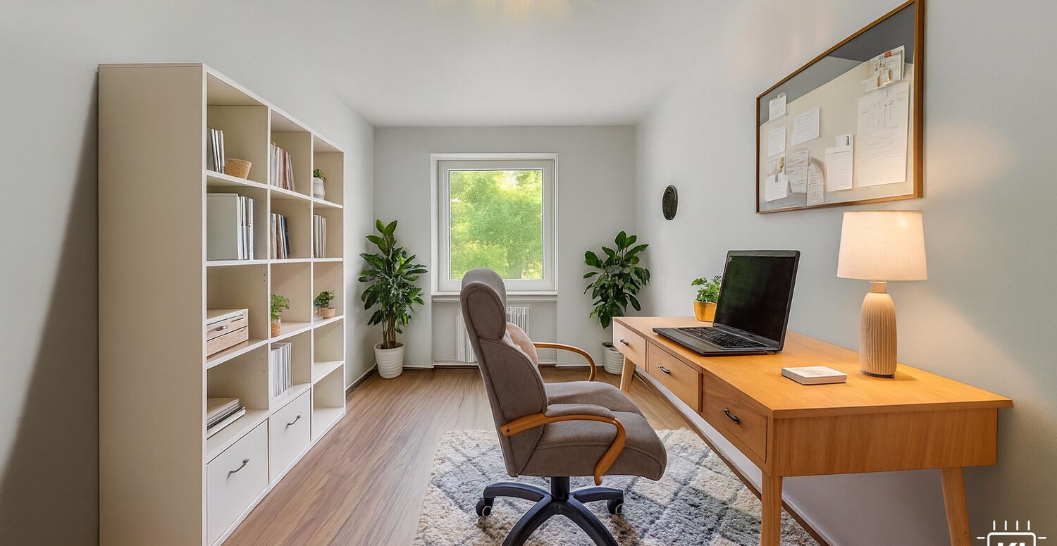 Arbeitszimmer Möblierungsbeispiel