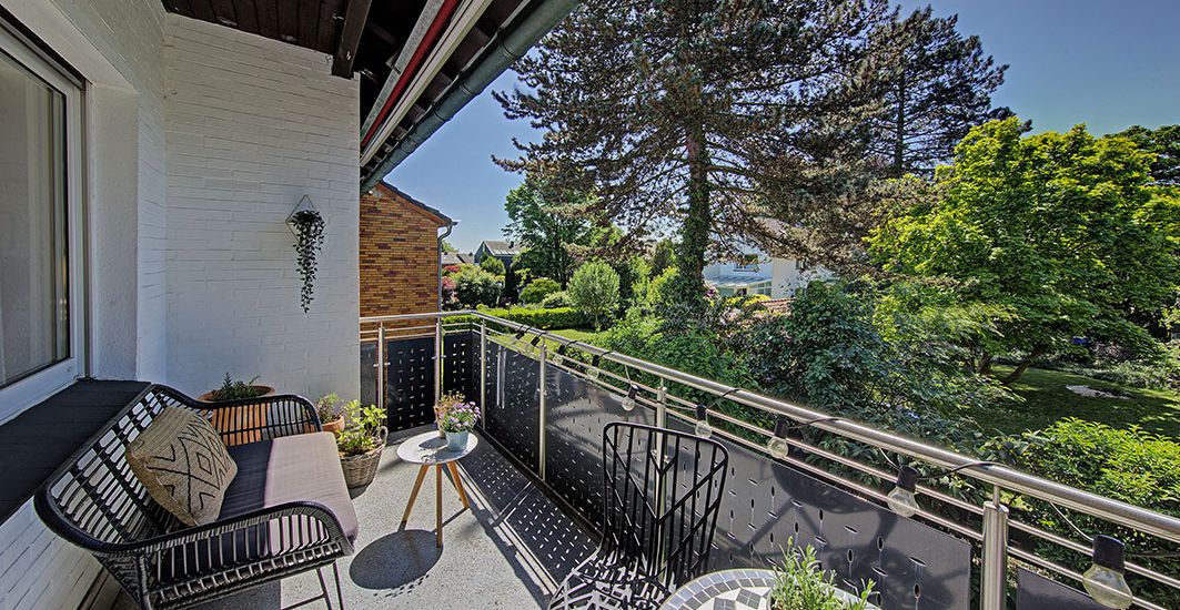 Balkon mit Ausblick