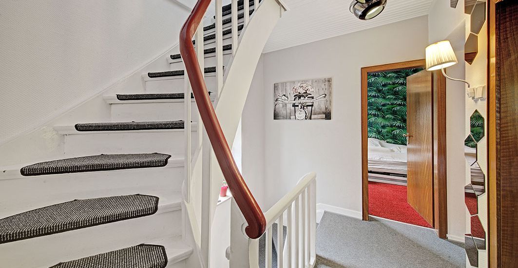 Treppe zum Spitzboden