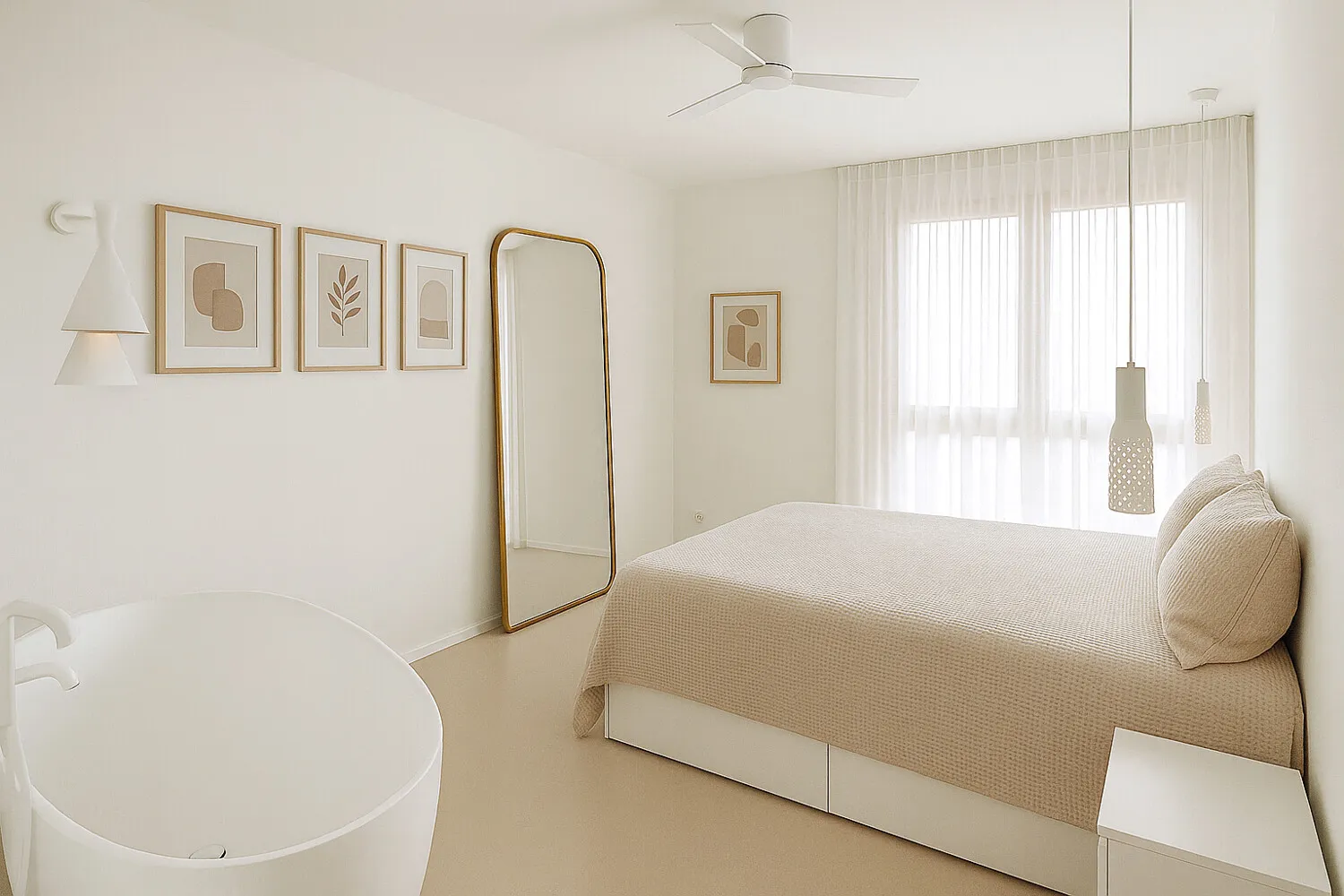 Schlafzimmer | Wanne