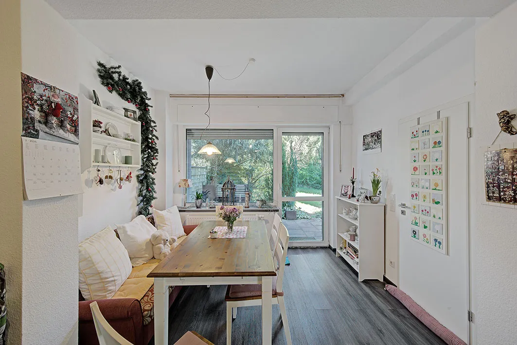Küche | Blick in den Garten