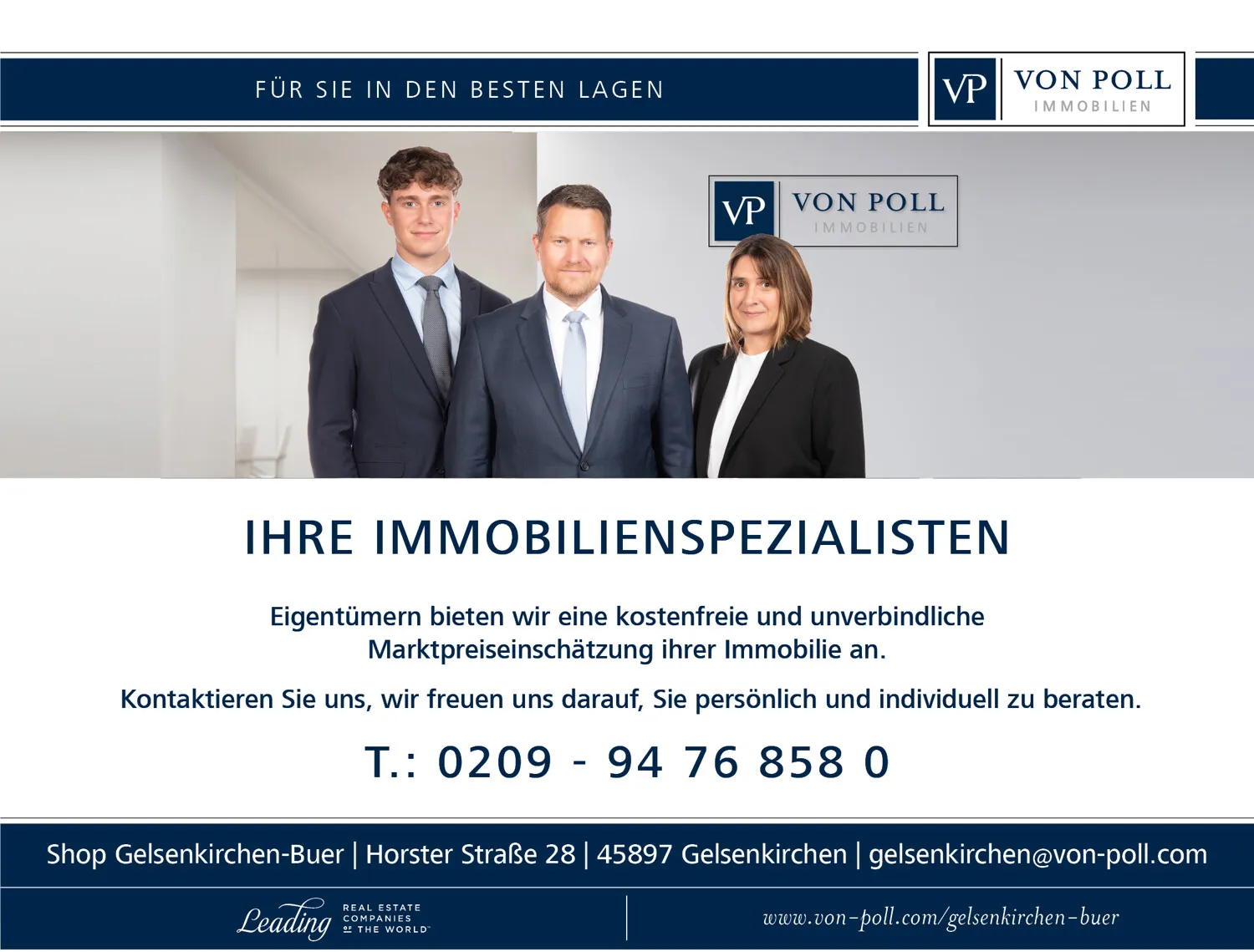 Wir freuen uns auf Sie