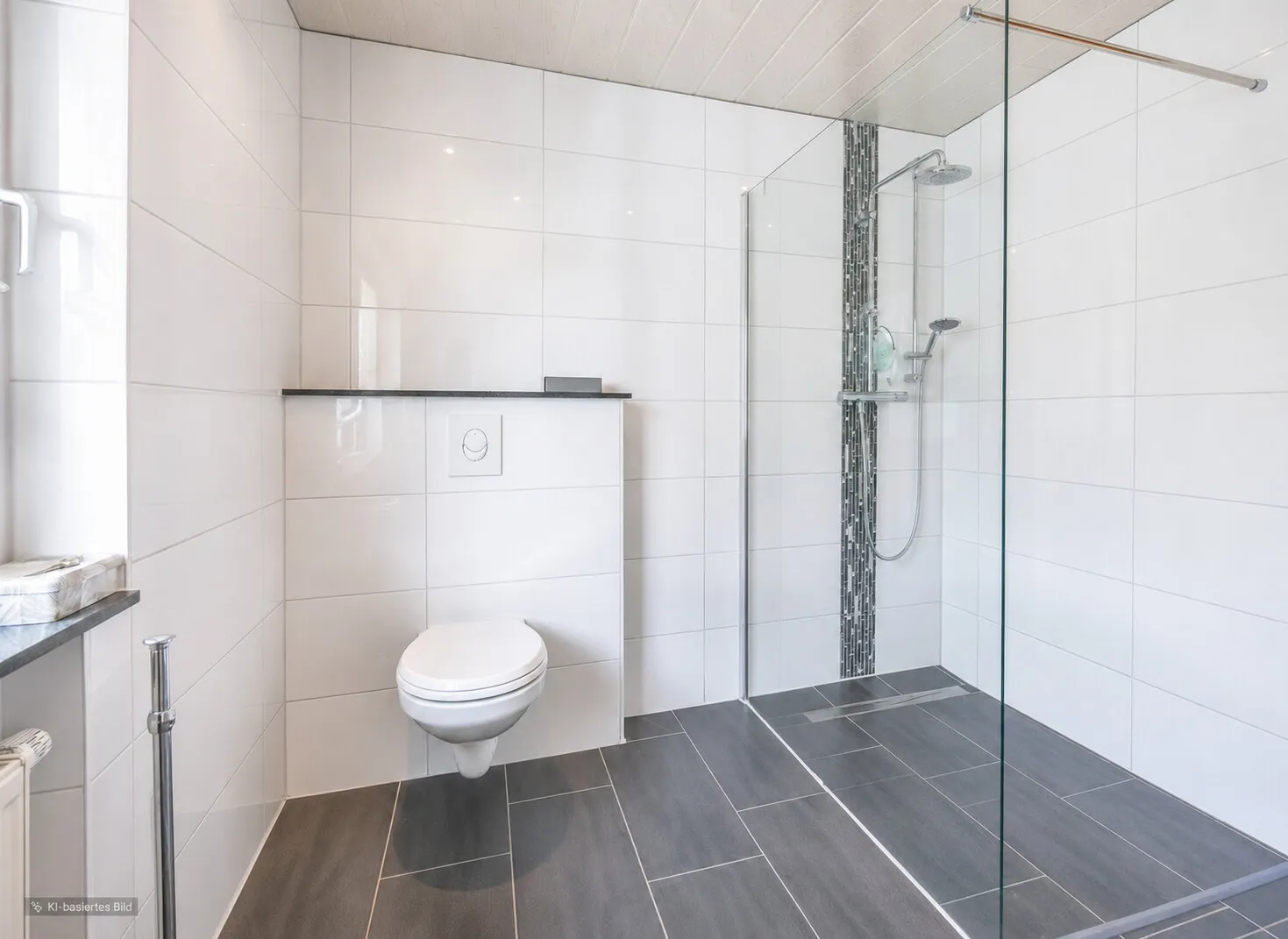 Ebenerdige Dusche