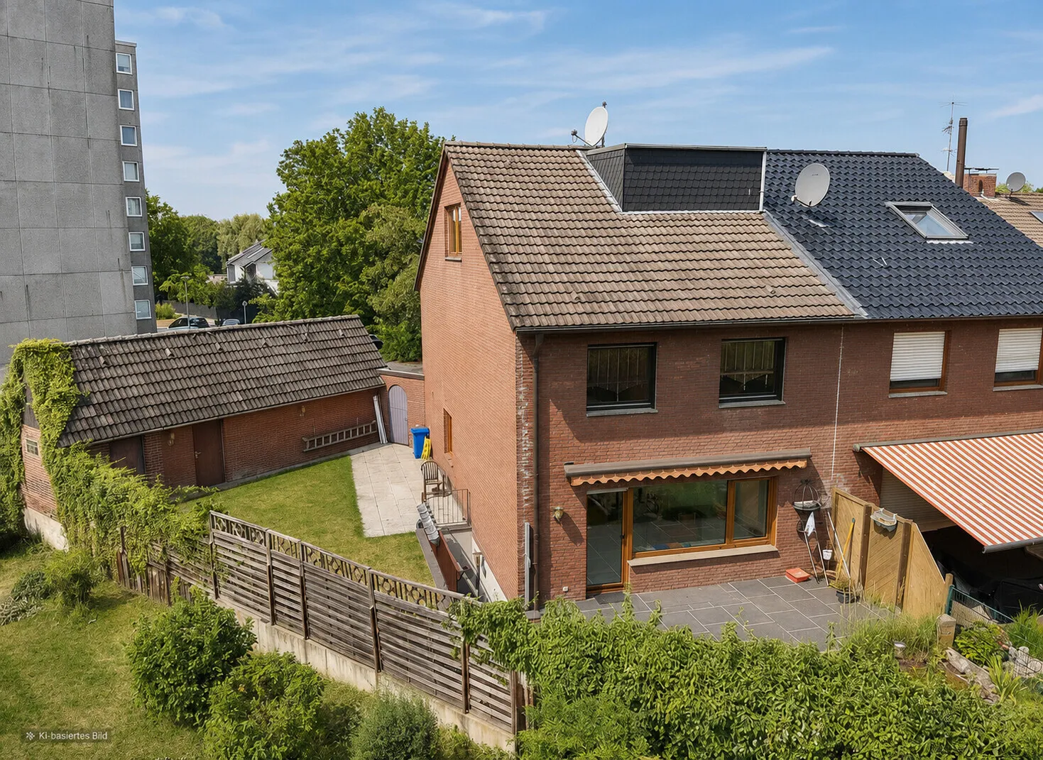 Vogelperspektive | Gartenansicht