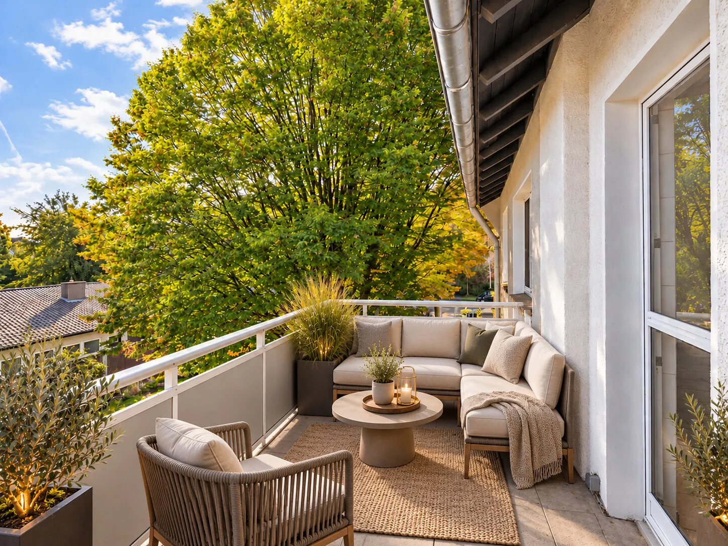 Möblierungsbeispiel Balkon