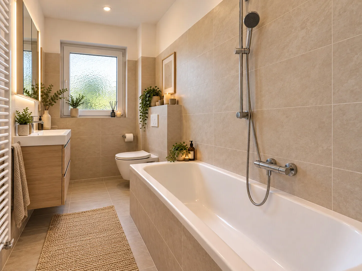 Möblierungsbeispiel Badezimmer
