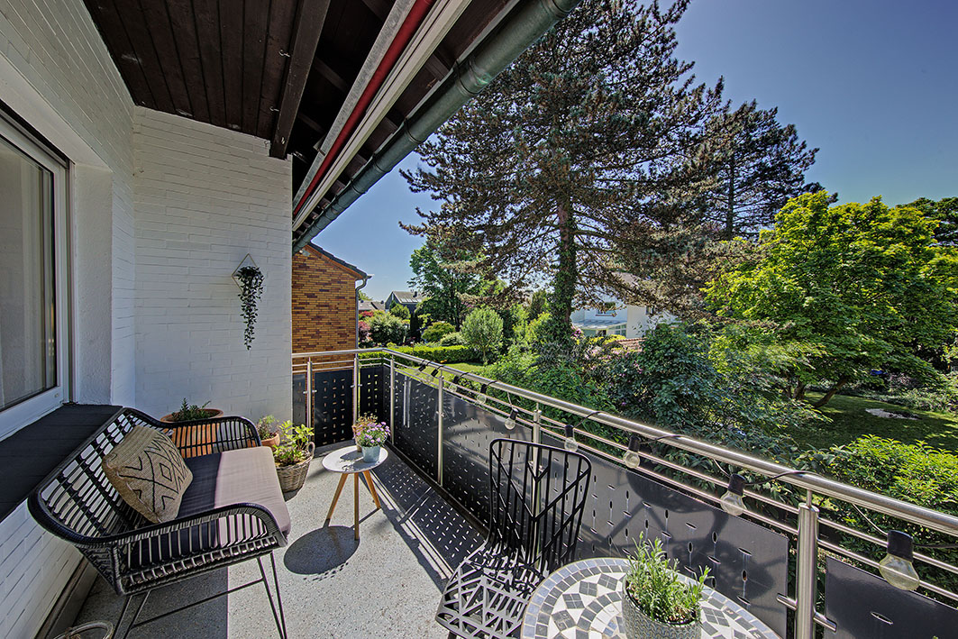 Balkon mit Ausblick