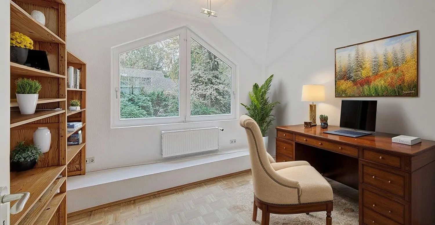 Arbeitszimmer Möblierungsbeispiel