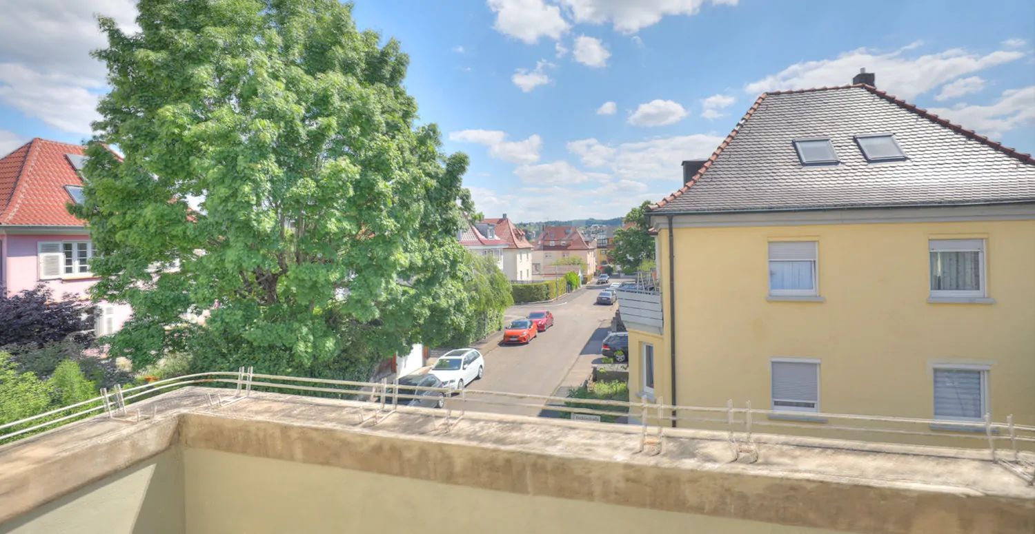 Aussicht kleiner Balkon