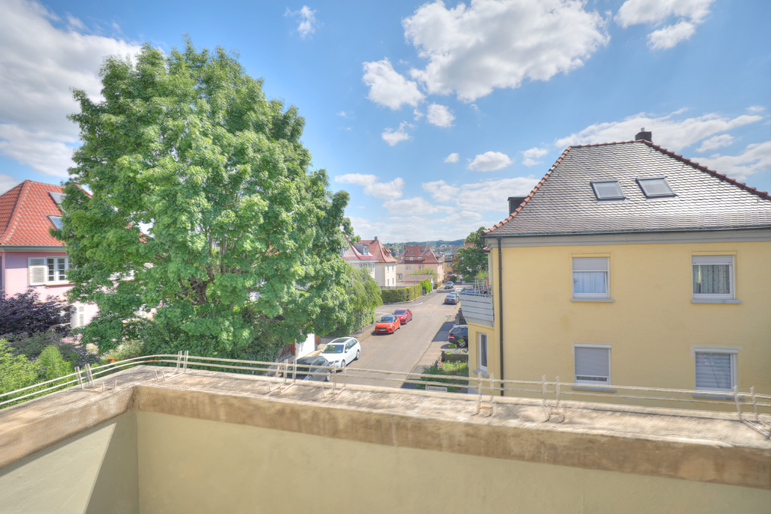 Aussicht kleiner Balkon