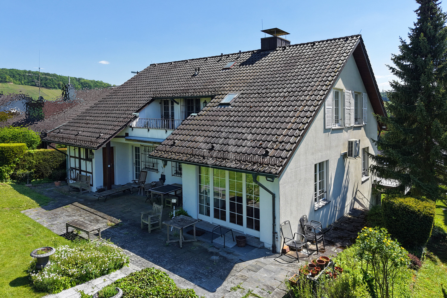 Terrassenblick