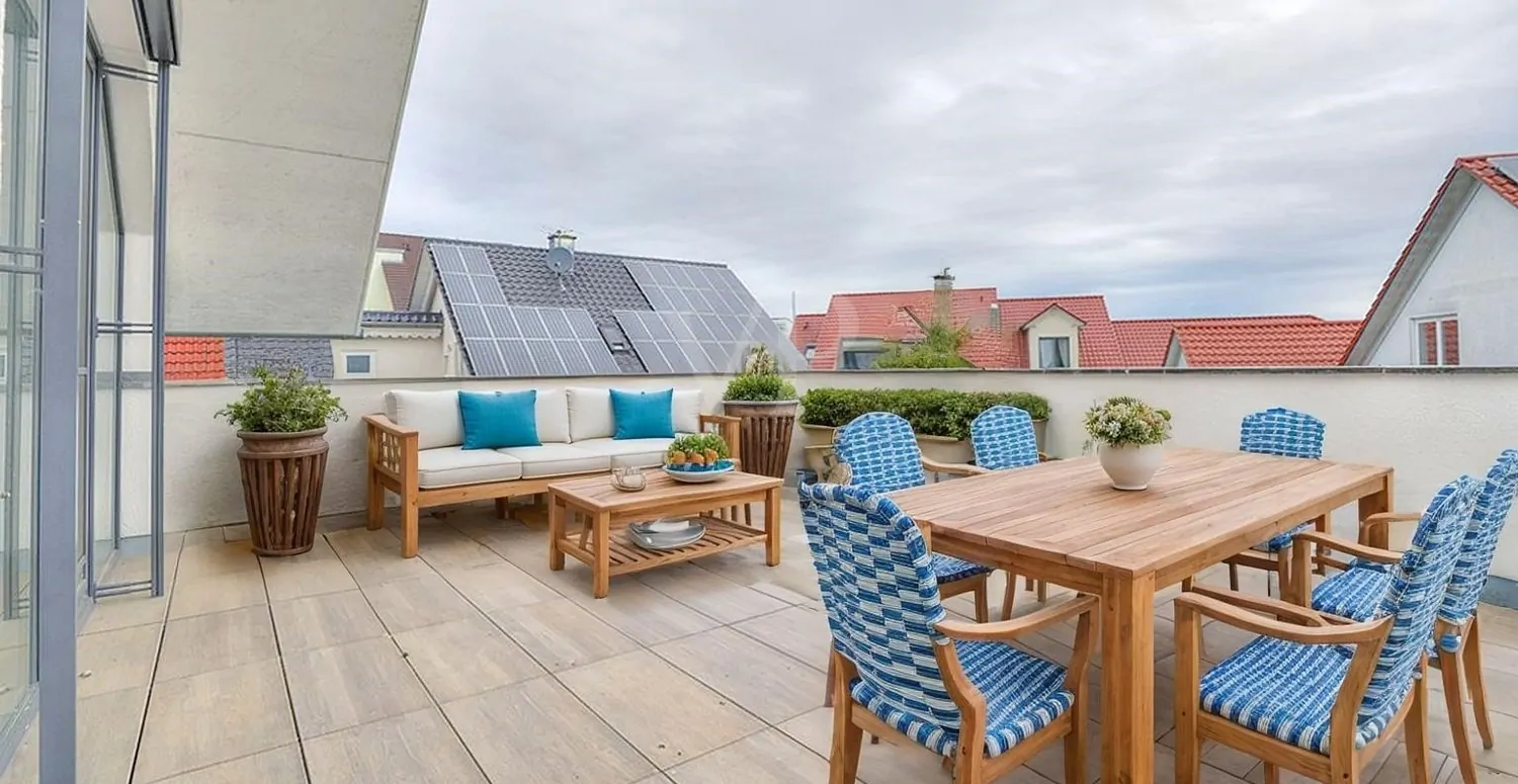 Dachterrasse mögliche Möblierung