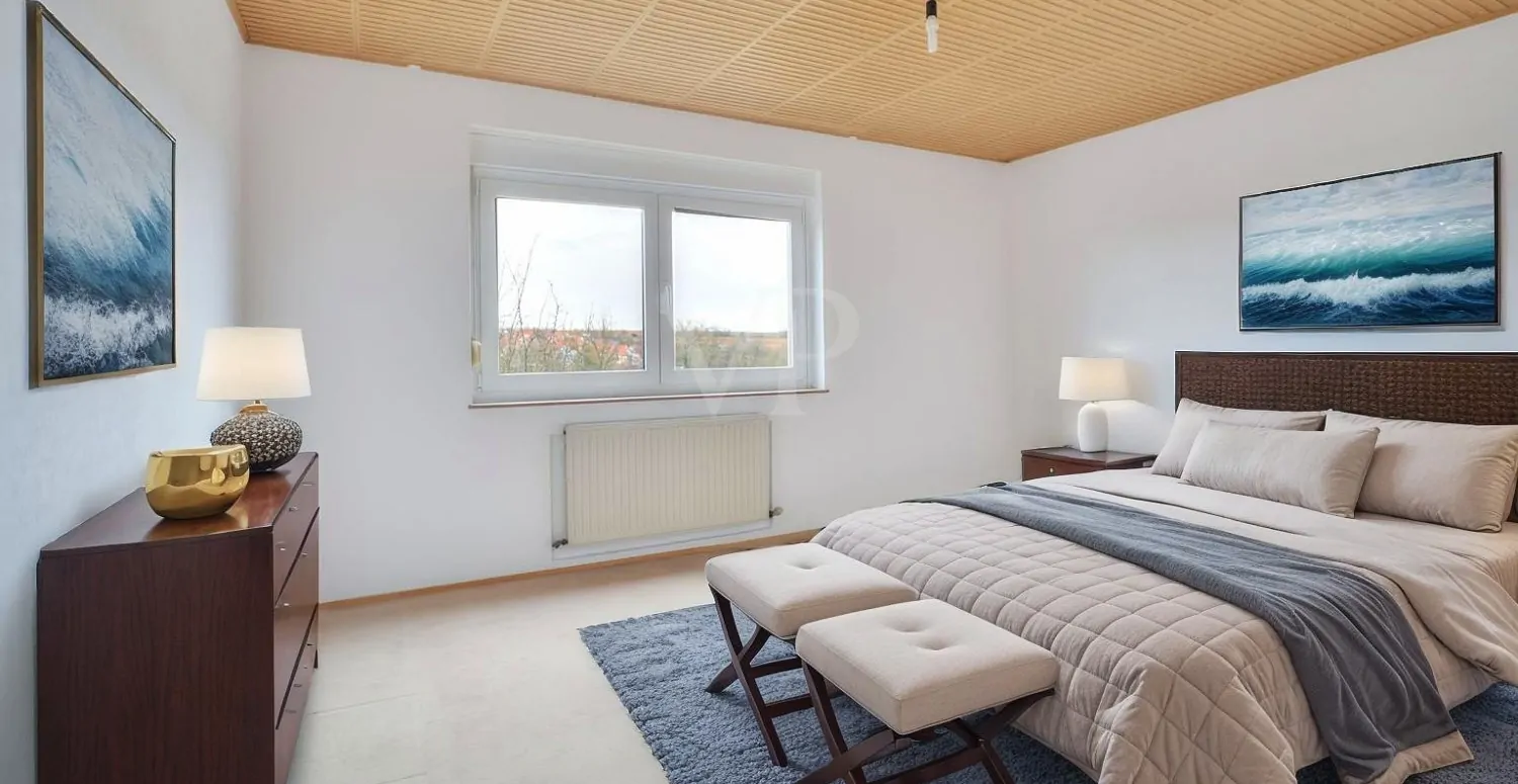 Mögliche Möblierung Schlafzimmer