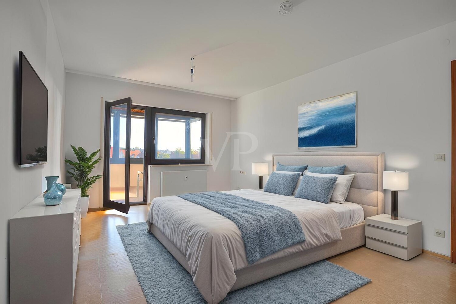 Schlafzimmer - mögliche Möblierung