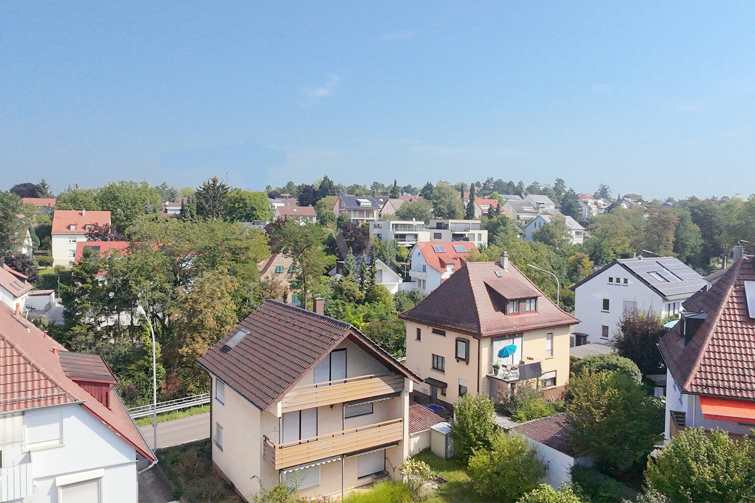 Drohnenansicht Terrasse
