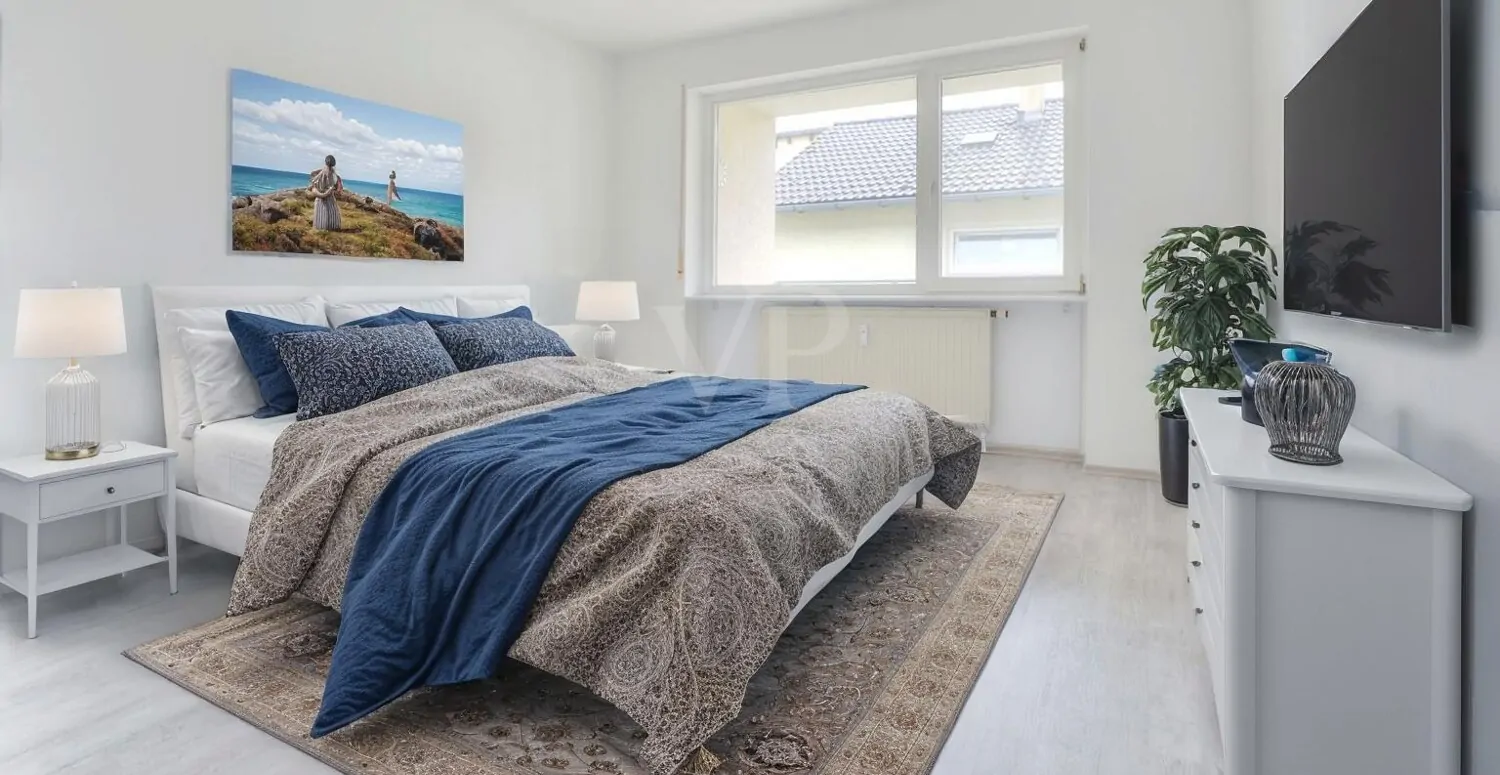 Schlafzimmer - mögliche Möblierung