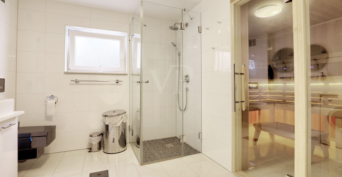 Badezimmer + Sauna