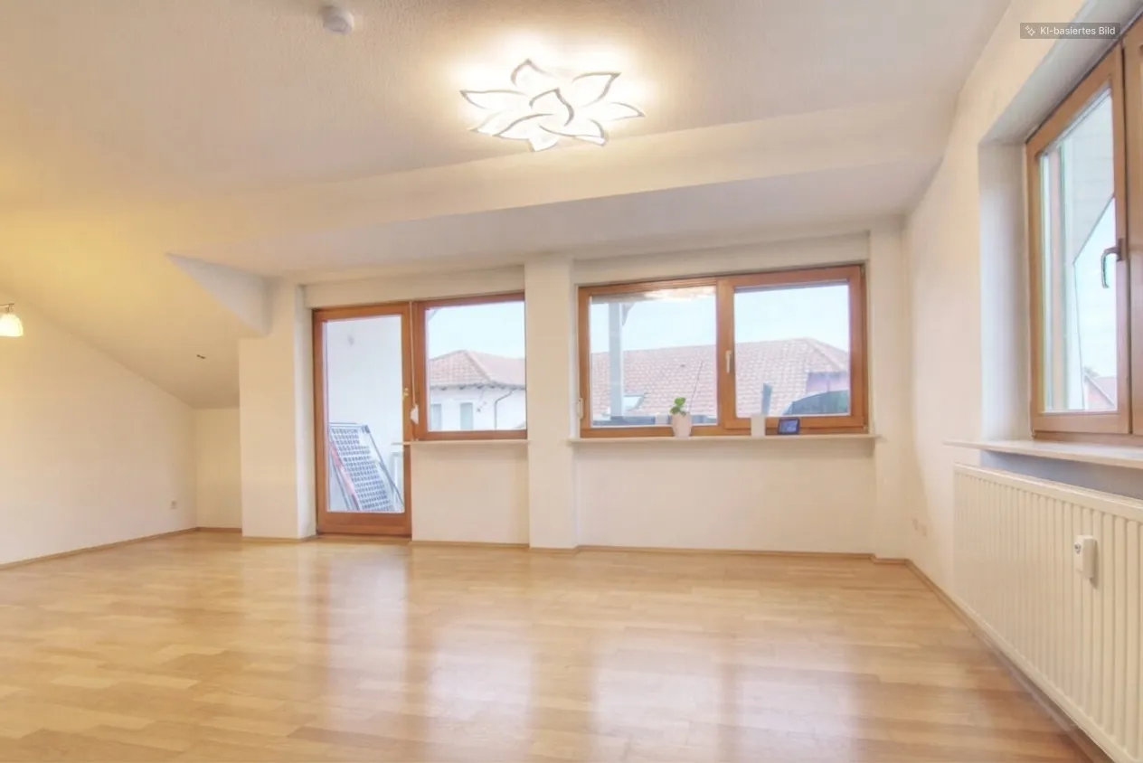 Wohnzimmer ohne Möbel