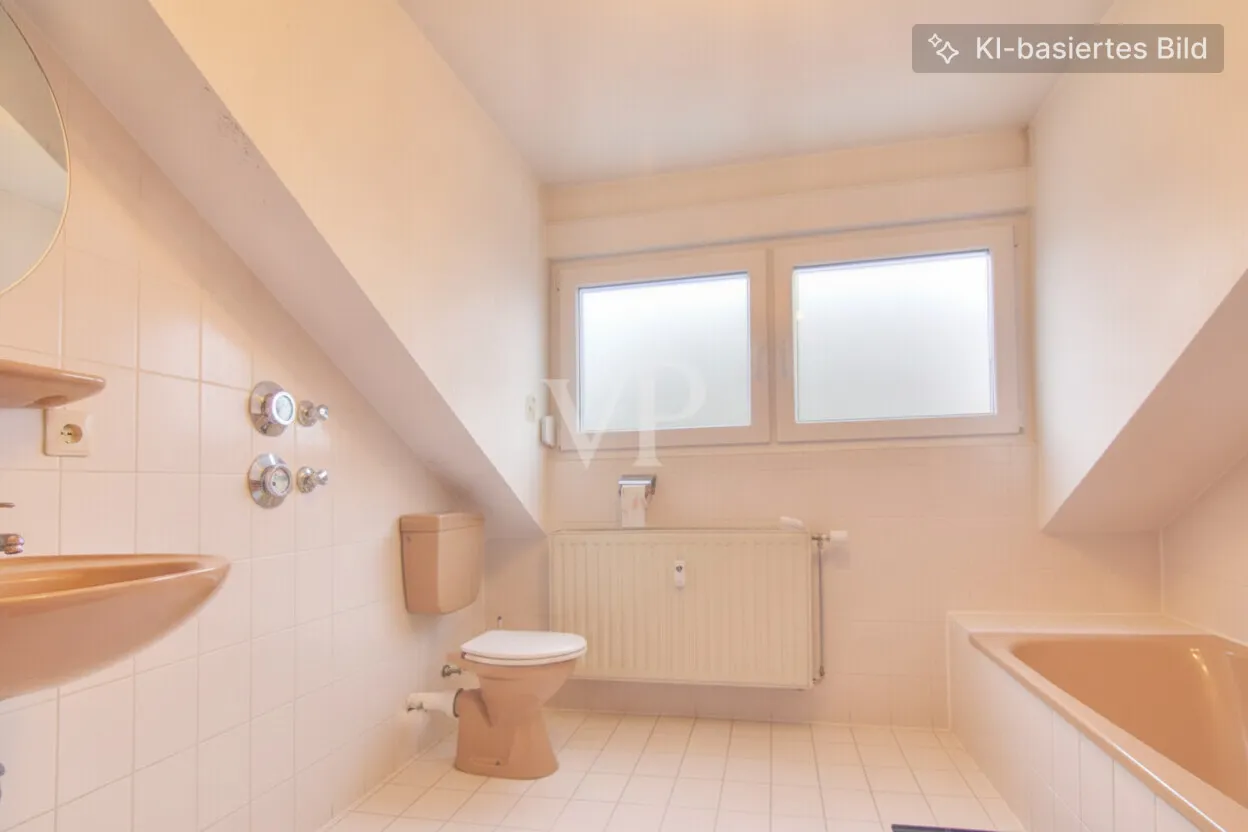 Badezimmer ausgeräumt