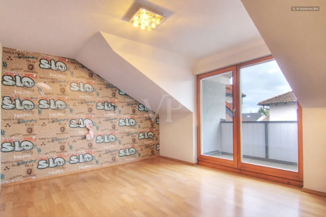 Schlafzimmer ohne Möbel