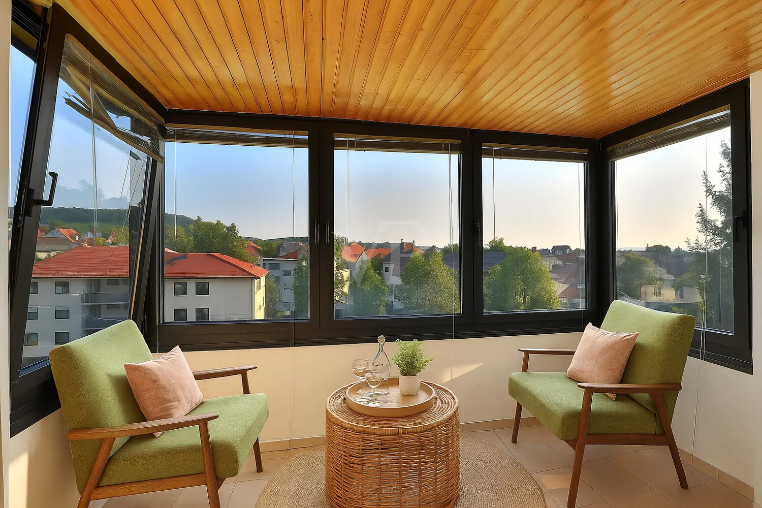 Wintergarten  - mögliche Möblierung