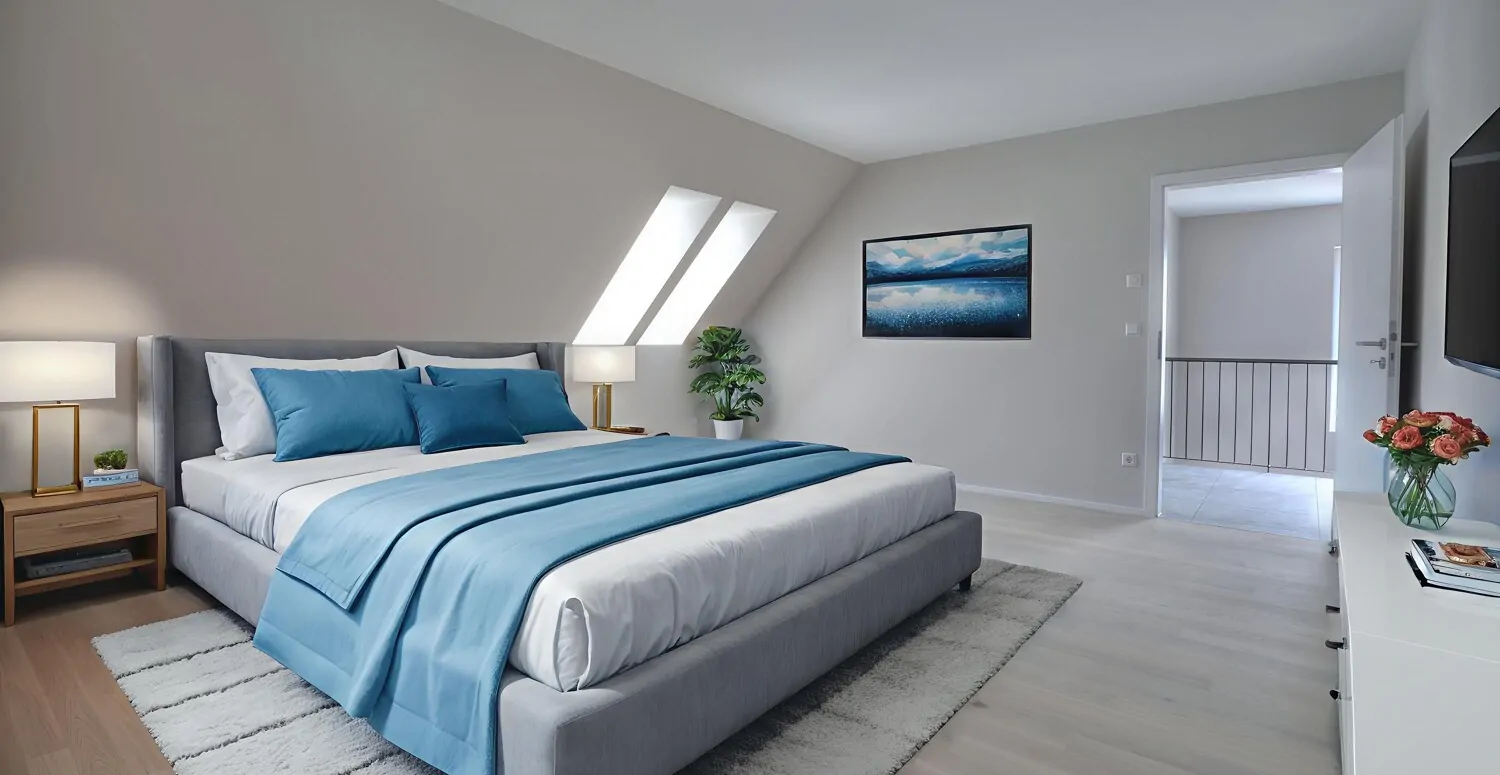 Schlafzimmer - mögliche Möblierung