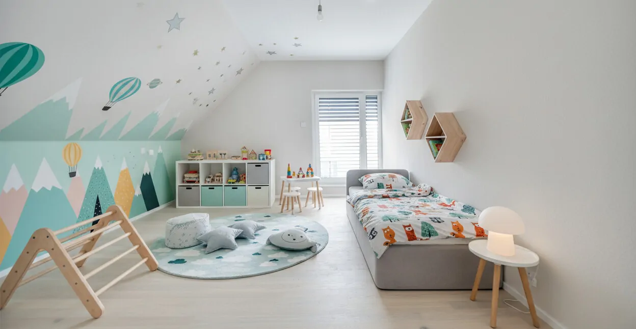 Kinderzimmer - mögliche Möblierung