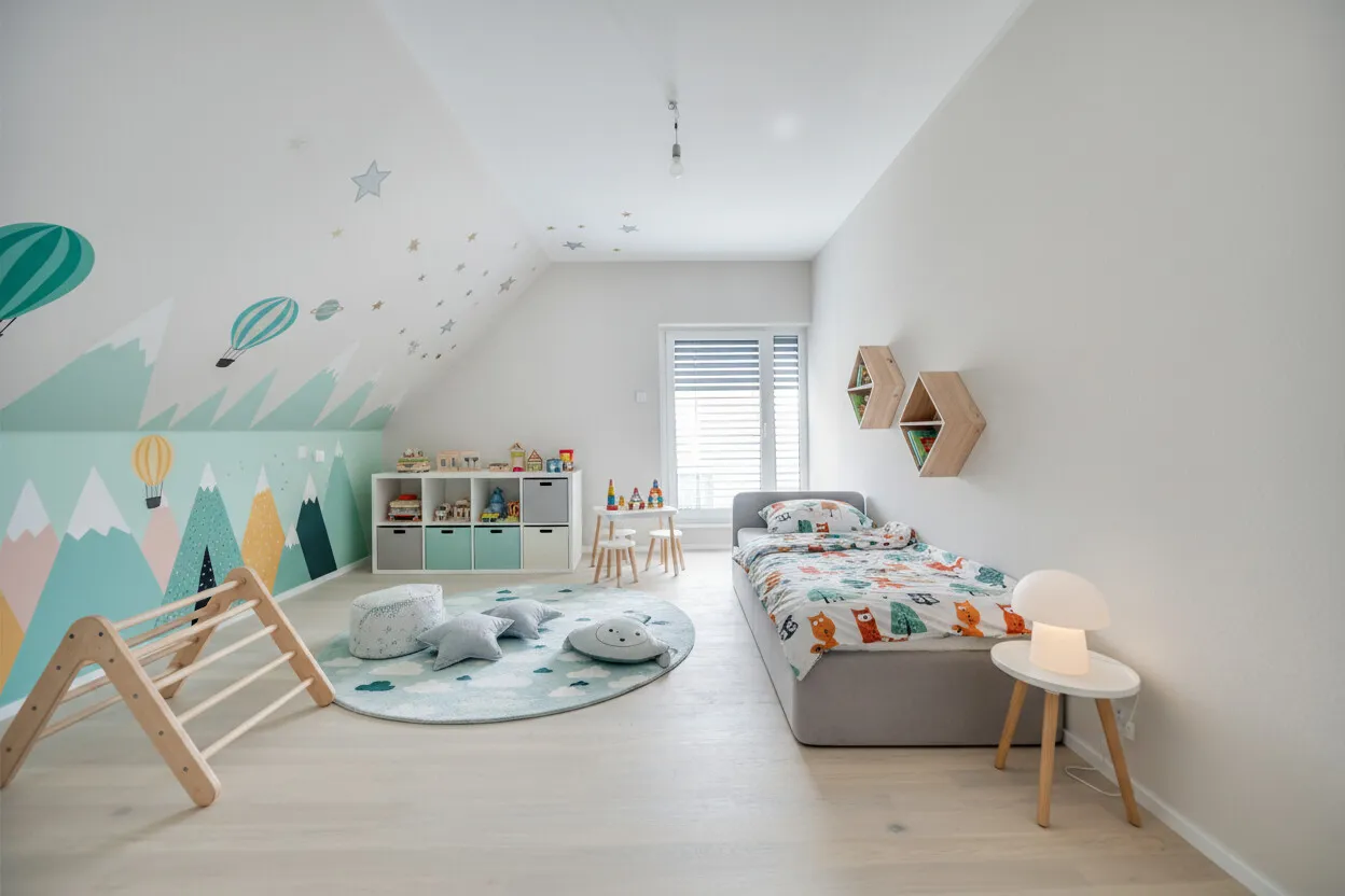 Kinderzimmer - mögliche Möblierung