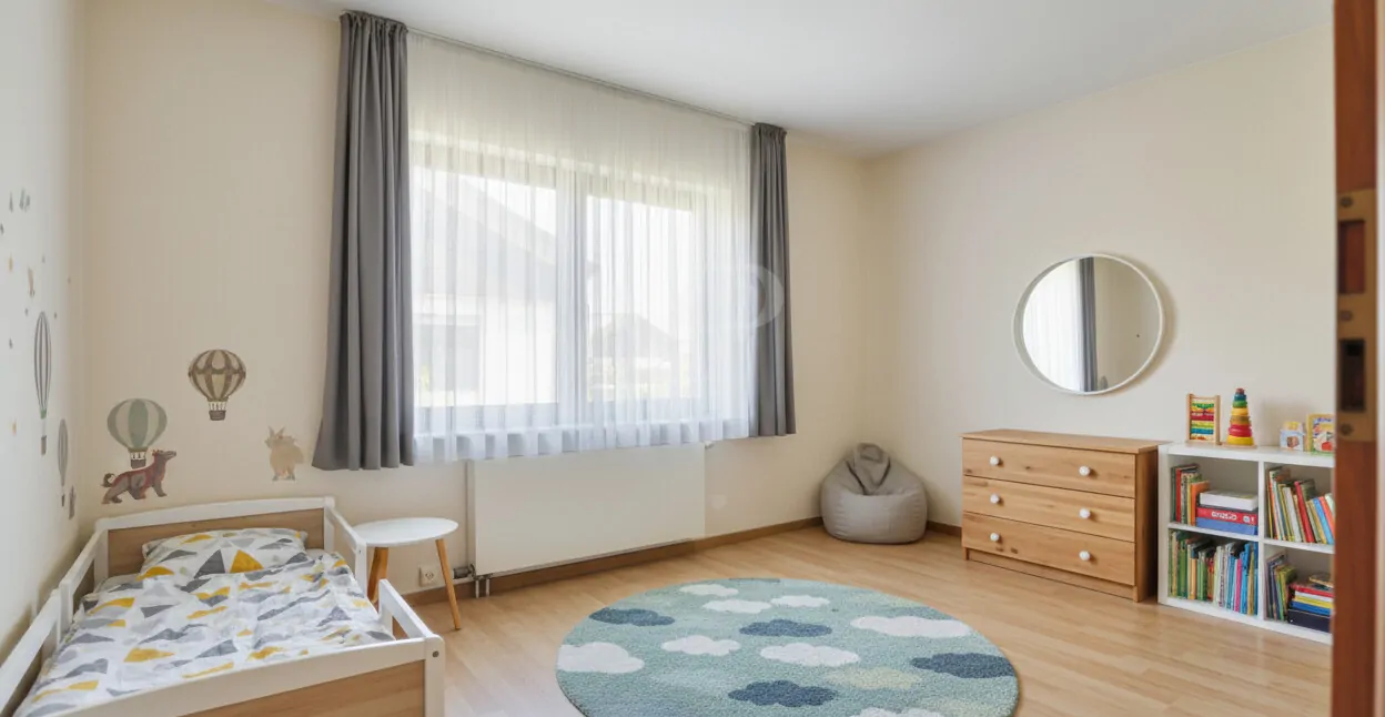 Kinderzimmer mögliche Möblierung