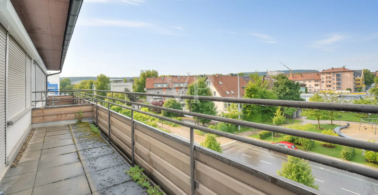 Balkonansicht Wohnung 10