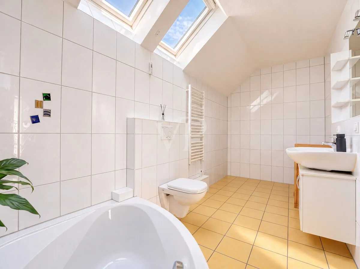 Badezimmer Dachgeschoss