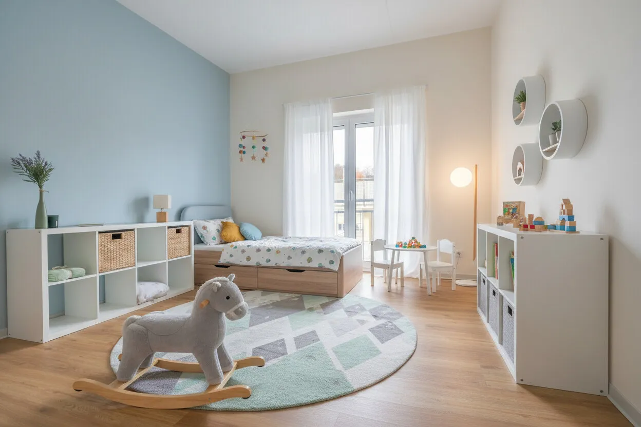 Kinderzimmer 2 - mögliche Möblierung