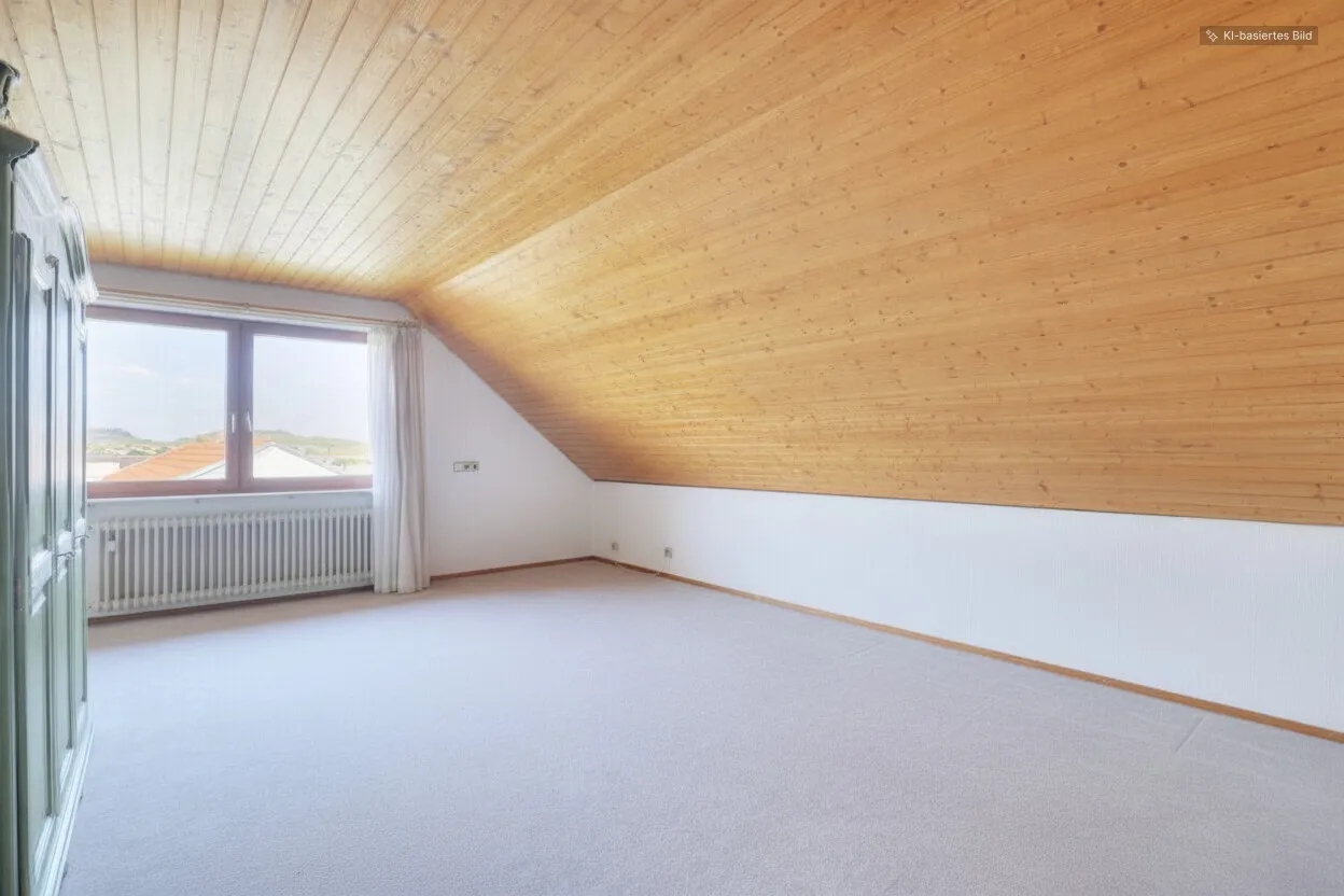 Schlafzimmer Dachgeschoss (ohne Möbel)